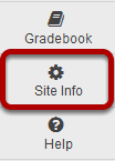 Select the Site Info tool in the Tool Menu.